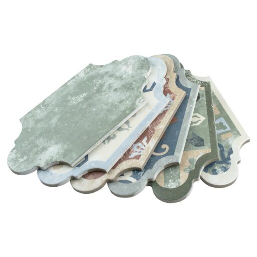 Corinto Provenzal Colors Mix 6-1/4" x 12-3/4" Porc F/W Tile