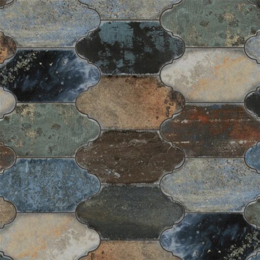 Dorne Provenzal Mix 6-1/4"x12-3/4"Porcelain Floor/Wall Tile