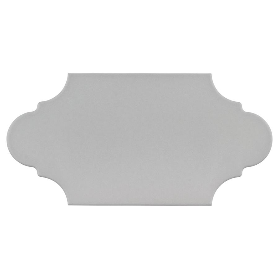Textile Basic Provenzal Silver 6-1/4"x12-3/4" Porc F/W Tile