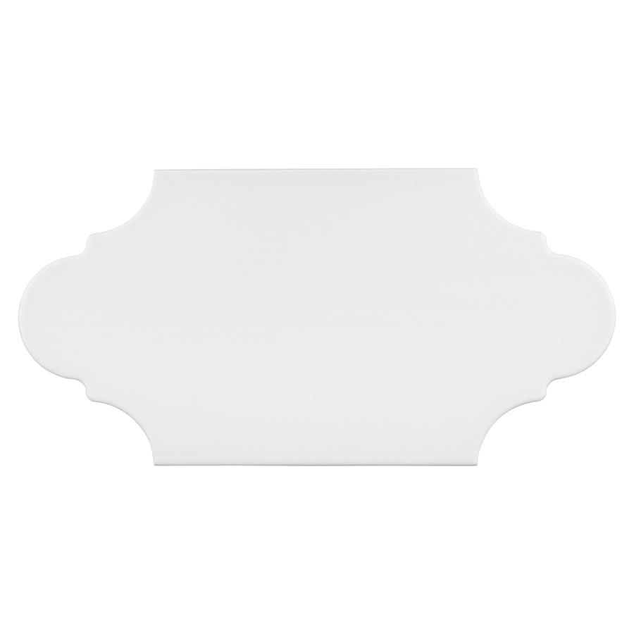 Textile Basic Provenzal White 6-1/4" x 12-3/4" Porc F/W Tile