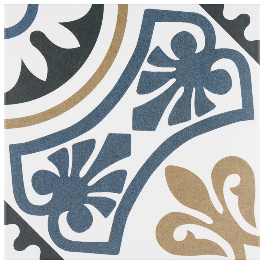 Majestic Tiena Blue 9-3/4"x9-3/4" Porcelain F/W Tile