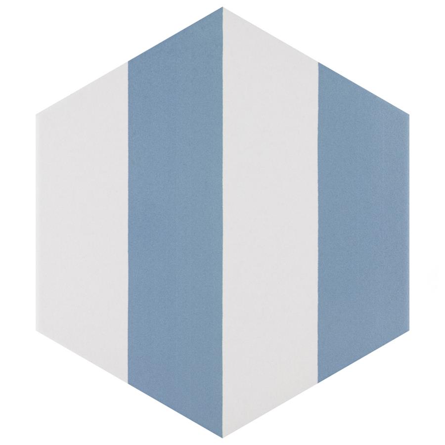 Porto Capri Hex Niagara 8-5/8"x9-7/8" Porcelain F/W Tile