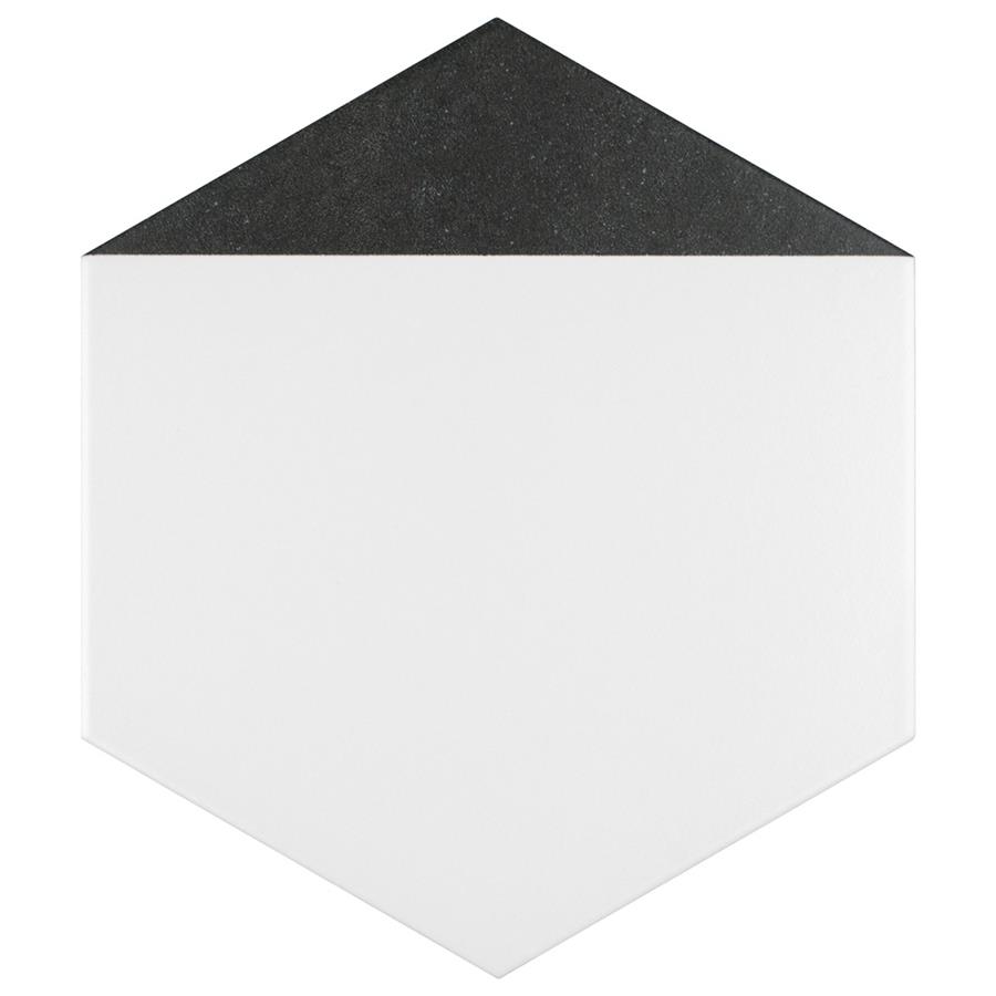 Peak Hex Nero 8-5/8"x9-7/8" Porcelain F/W Tile