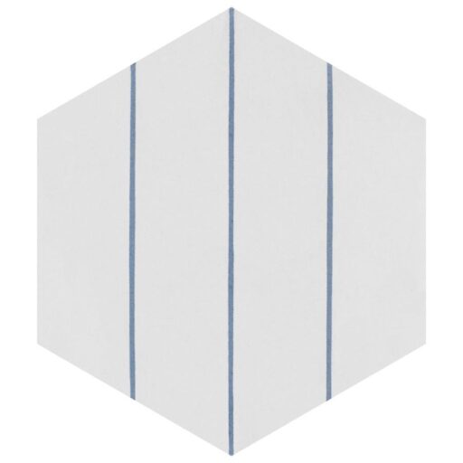 Porto Savona Hex Niagara 8-5/8"x9-7/8" Porcelain F/W Tile