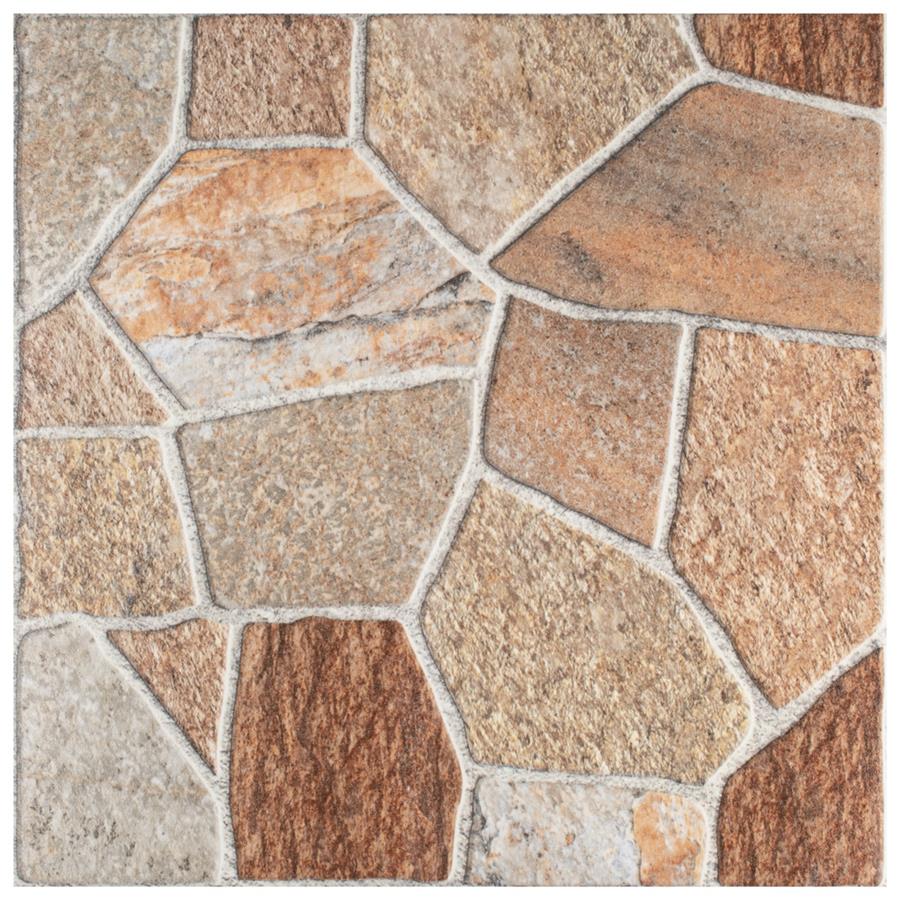 Leticia Beige 17-3/4"x17-3/4" Ceramic F/W Tile