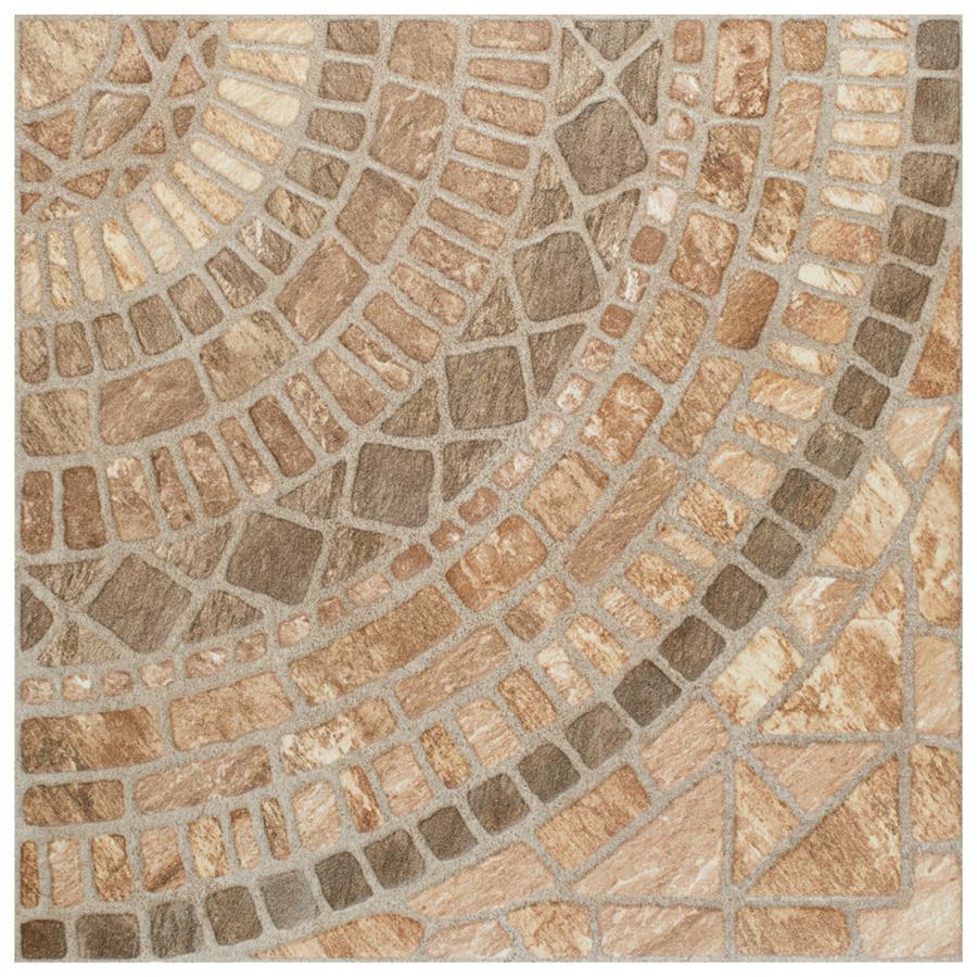 Terra Beige 17-3/4"x17-3/4" Ceramic F/W Tile