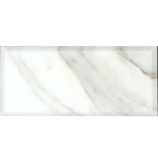 Calacatta Beveled And Polished 3 X 6