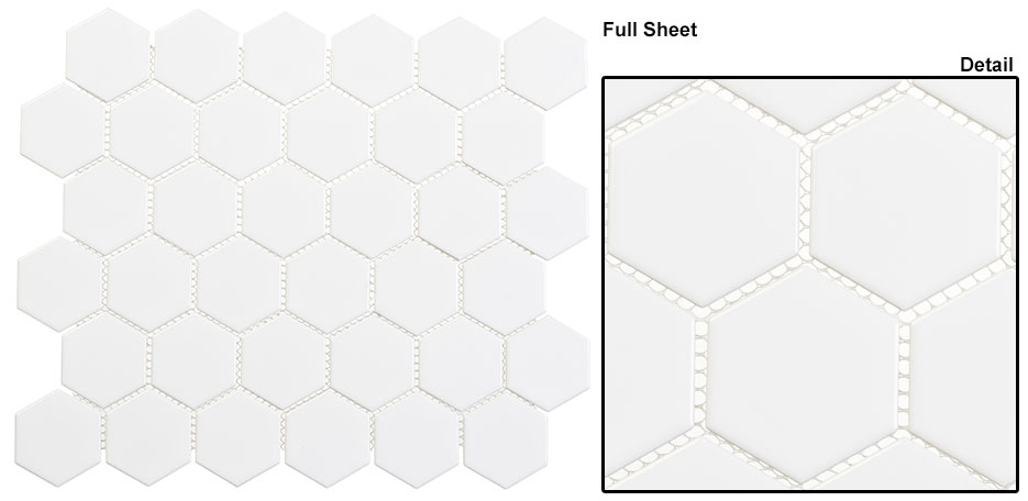 United Dove (2" Hex Glossy) Freedom Avenue Collection 2" Hex