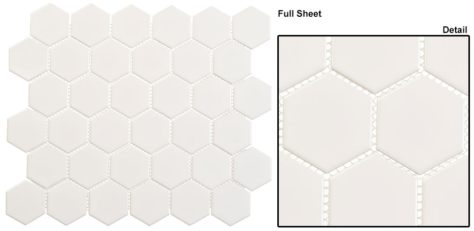 Pillar Shine (2" Hex Glossy) Freedom Avenue Collection 2" Hex