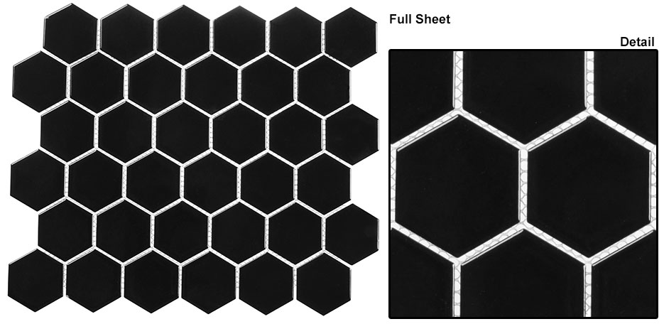 Monolithe (2" Hex Glossy) Freedom Avenue Collection 2" Hex