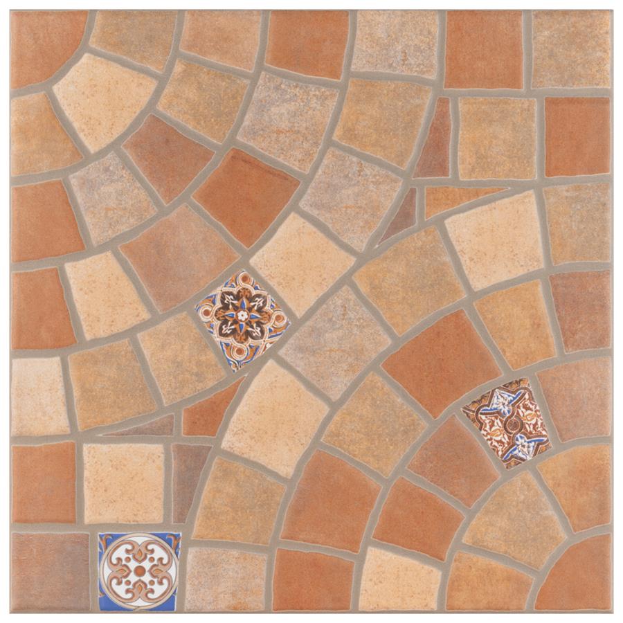 Ankara Jet Teja 13-1/8"x13-1/8" Ceramic F/W Tile
