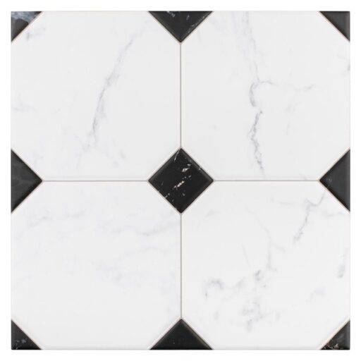 Betera Jet Blanco 13-1/8"x13-1/8" Ceramic F/W Tile