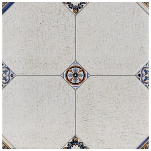 Manises Jet Blanco 13-1/8"x13-1/8" Ceramic F/W Tile