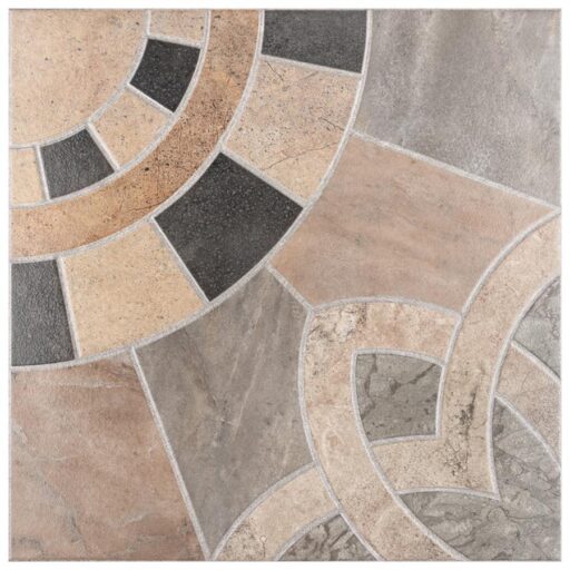 Cartago Azul 17-3/4"x17-3/4" Ceramic F/W Tile