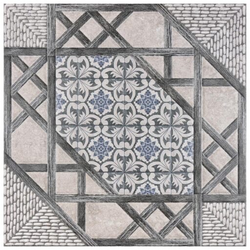 Olivia Gris 17-5/8"x17-5/8" Ceramic F/W Tile