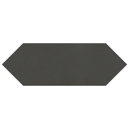 Kite Black 3-7/8"x11-3/4" Porcelain F/W Tile