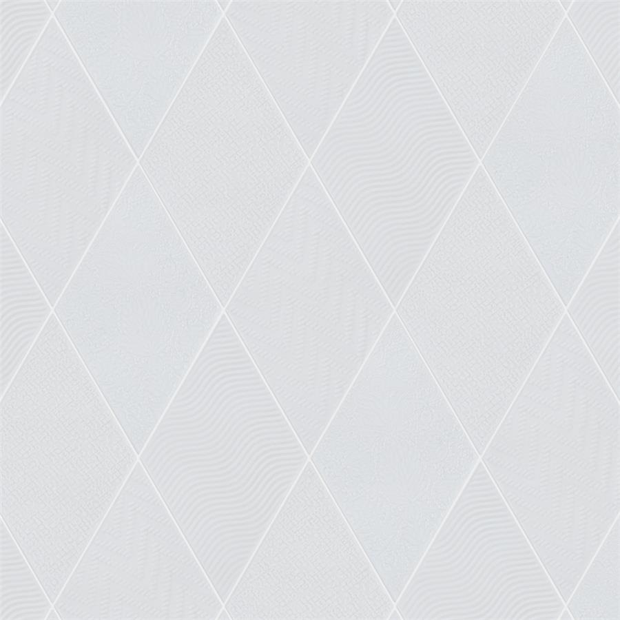 Rhombus White 5-1/2"x9-1/2" Porcelain F/W Tile