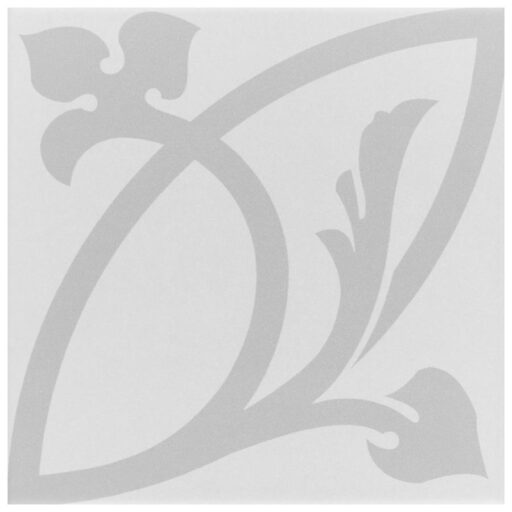 Caprice Liberty White 7-7/8"x7-7/8" Porcelain F/W Tile