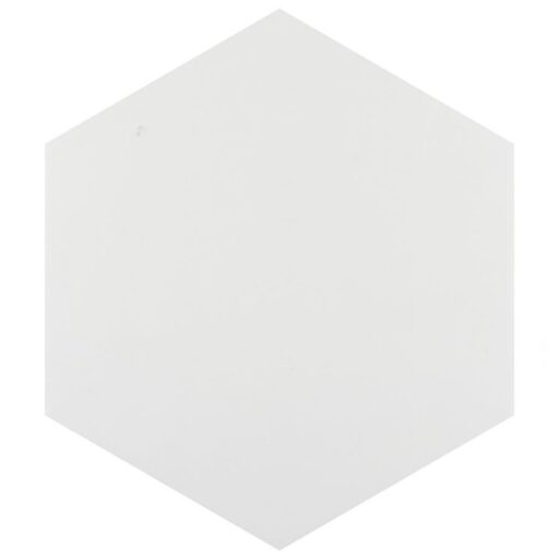 Hexatile Matte Blanco 7"x8" Porcelain F/W Tile