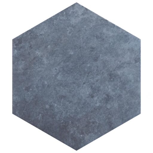 Heritage Hex Indigo 7"x8" Porcelain Floor/Wall Tile