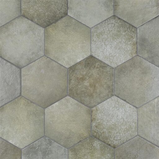 Heritage Hex Jungle 7"x8" Porcelain Floor/Wall Tile