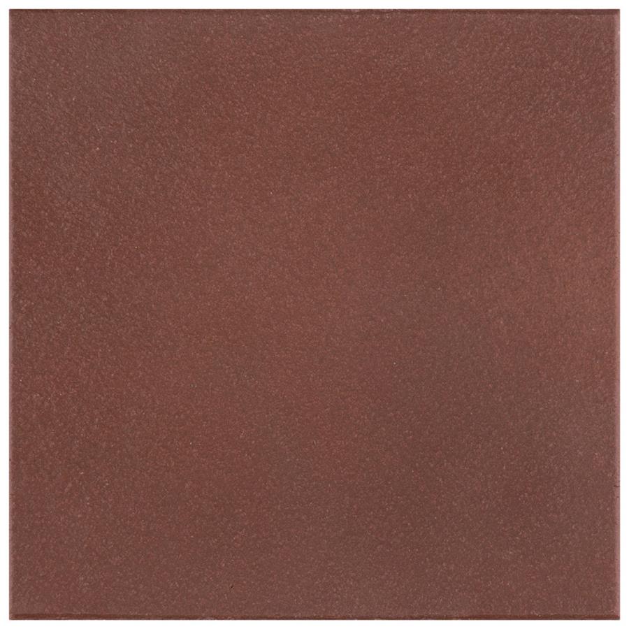 Klinker Flame Red 5-7/8"x5-7/8" Ceramic F/W Quar Tile