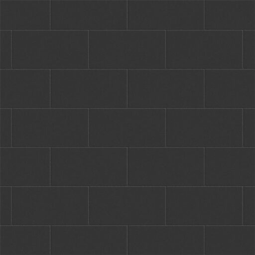 Piscina Brick Nero Matte 4-3/4"x 9-5/8" Porcelain F/W Tile