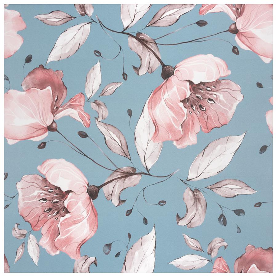 Imagine Floral Blossom 19-3/8"x19-3/8" Porcelain F/W Tile