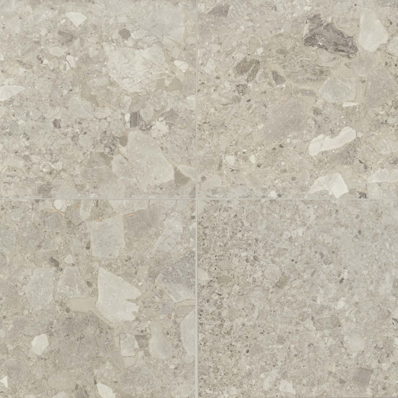 Frammenta 24" x 24" Floor & Wall Tile in Beige