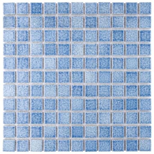 Fountain Square Blue 12"x12" Porcelain Mos FAN-104