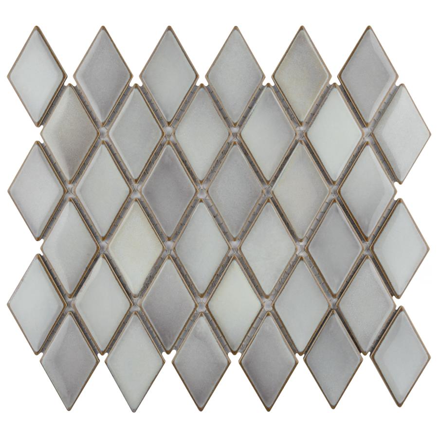 Hudson Kite Grey Eye 10-1/4"x11-3/4" Porcelain Mos