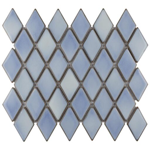 Hudson Kite Frost Blue 10-1/4"x11-3/4" Porcelain Mos