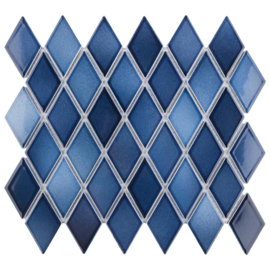 Hudson Kite Glacier "10-1/4 x11-3/4" Porcelain Mosaic
