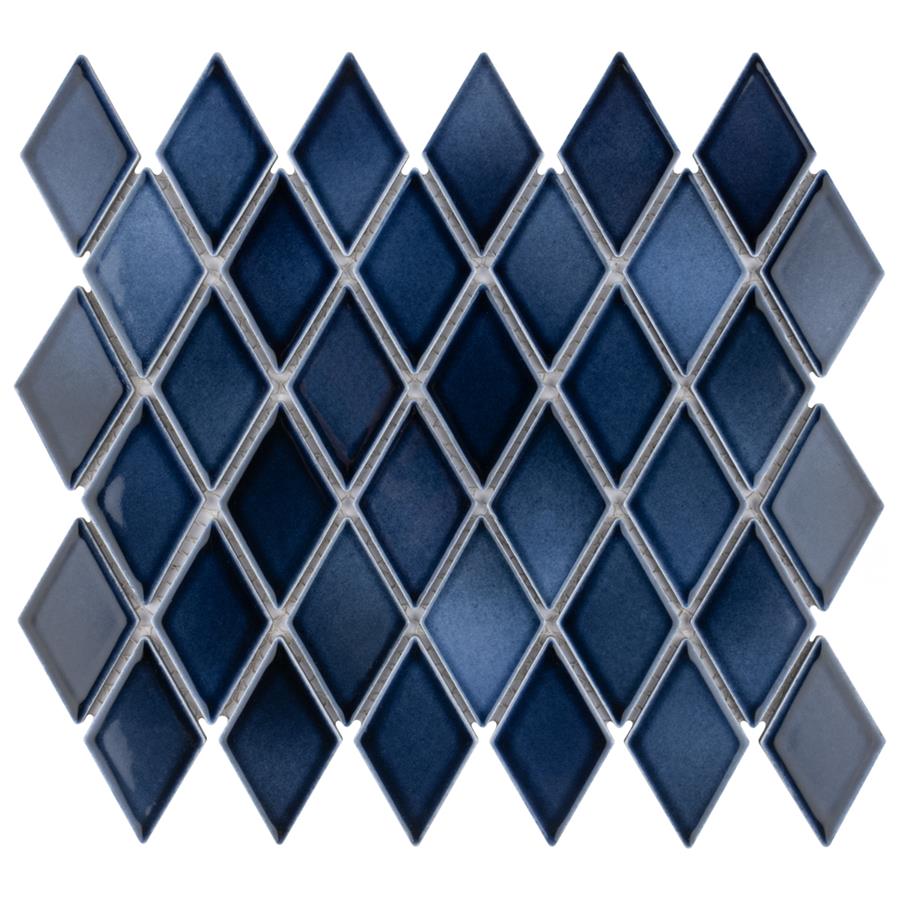 Hudson Kite Midnight 10-1/4"x11-3/4" Porcelain Mos