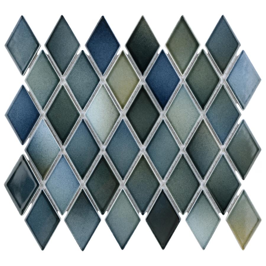 Hudson Kite Pacific 10-1/4" x 11-3/4" Porcelain Mosaic
