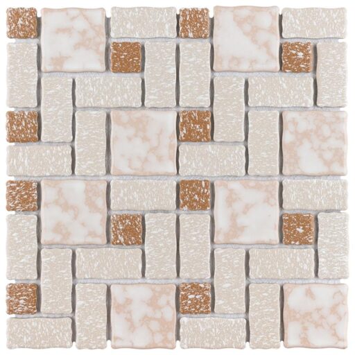 Academy Beige 11-3/4"x11-3/4" Porcelain Mos