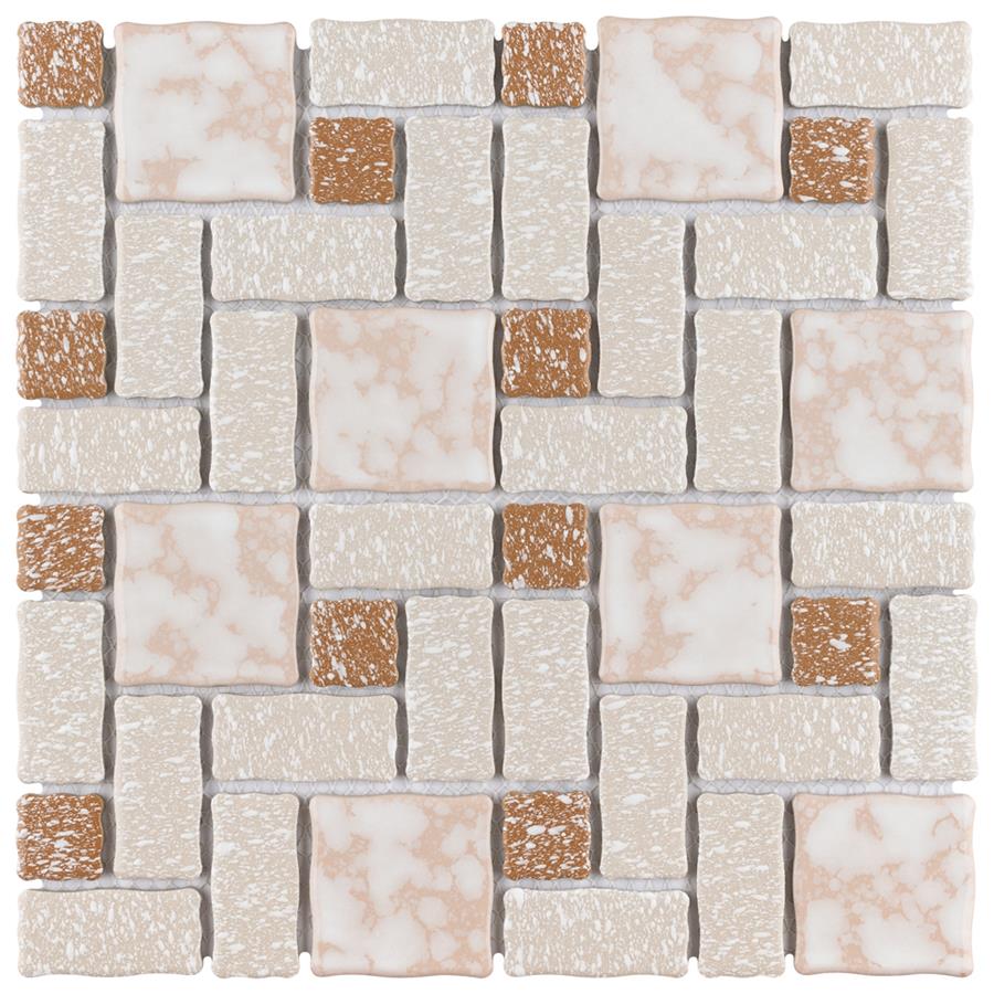 Academy Beige 11-3/4"x11-3/4" Porcelain Mos