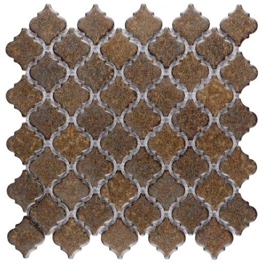 Hudson Tangier Brownstone 12-3/8"x12-1/2" Porc Mos LTR720