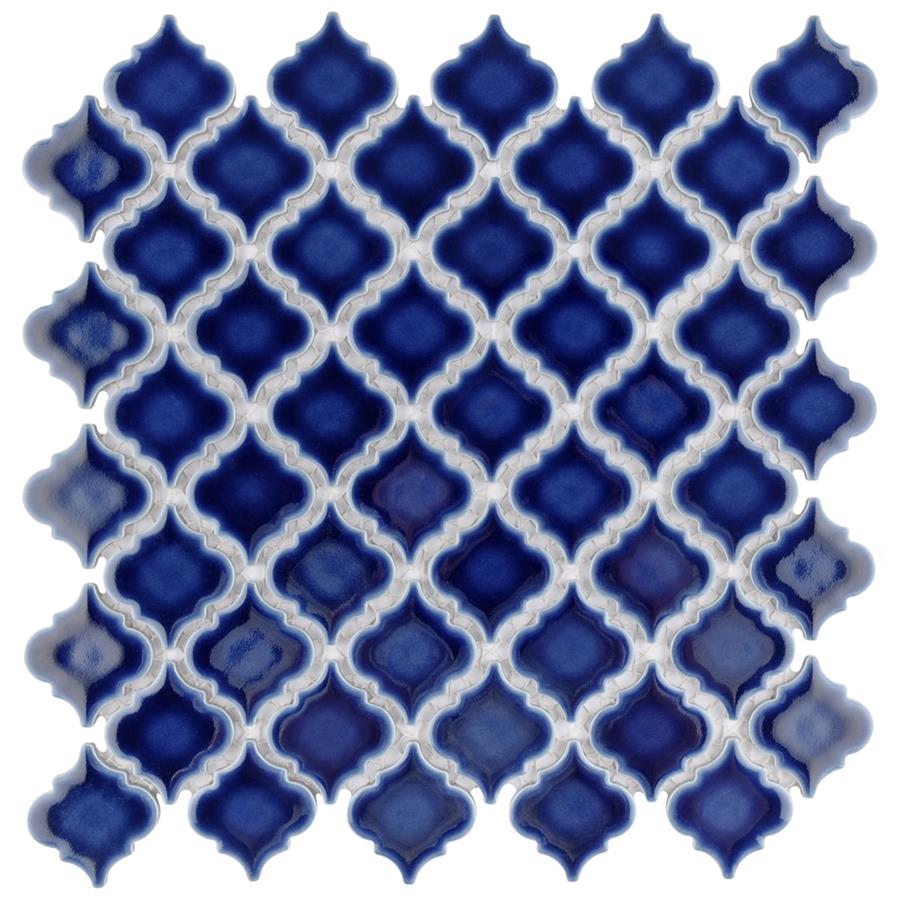Hudson Tangier Smoky Blue 12-3/8"x12-1/2" Porcelain Mos