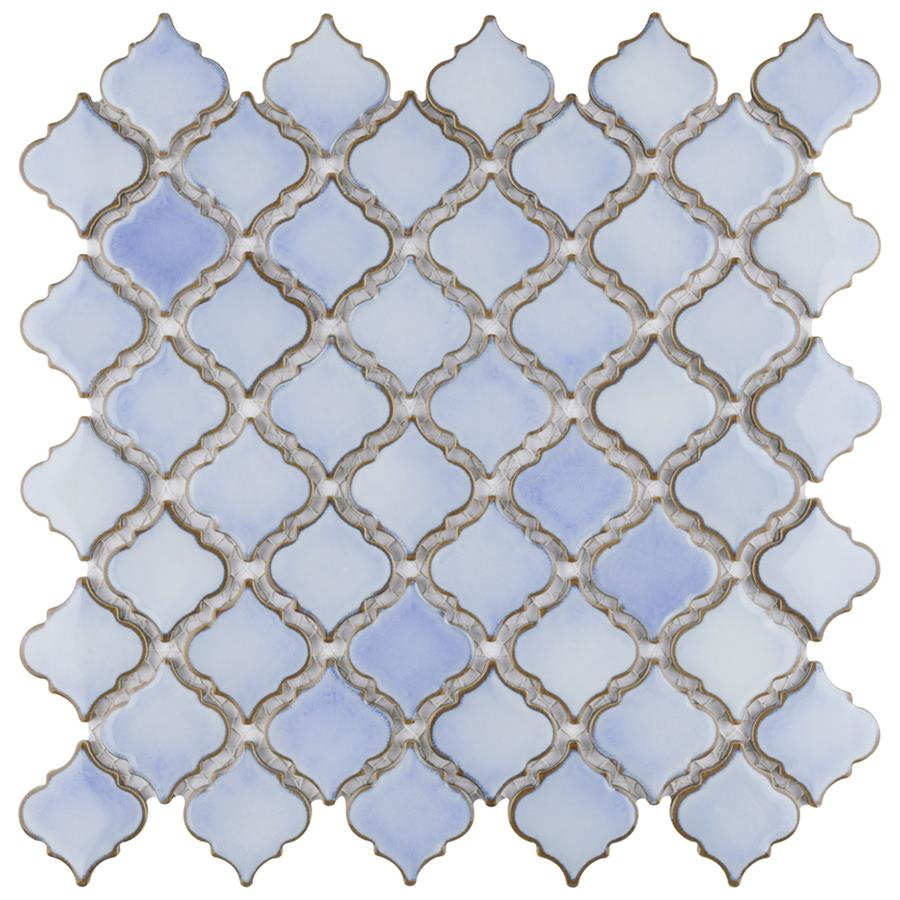 Hudson Tangier Frost Blue 12-3/8"x12-1/2" Porcelain Mos