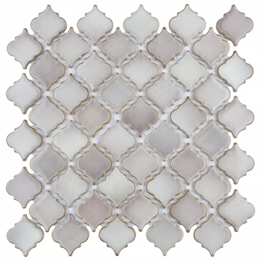 Hudson Tangier Dove Grey 12-3/8"x12-1/2" Porcelain Mos