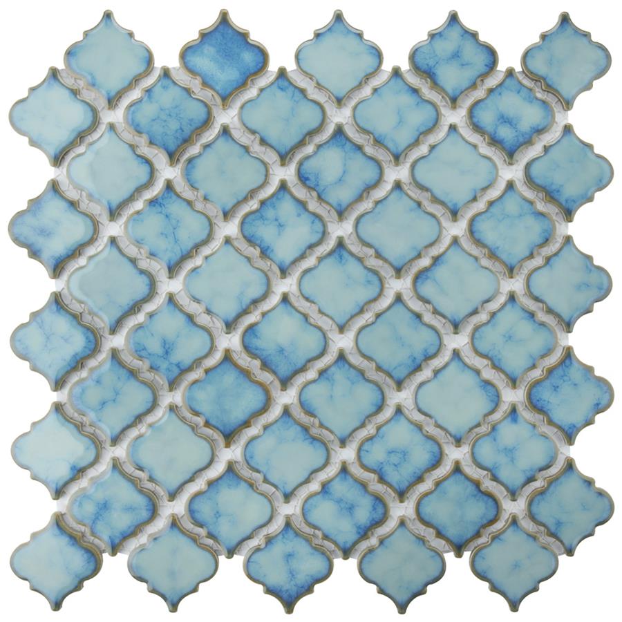 Hudson Tangier Marine 12-3/8"x12-1/2" Porcelain Mos