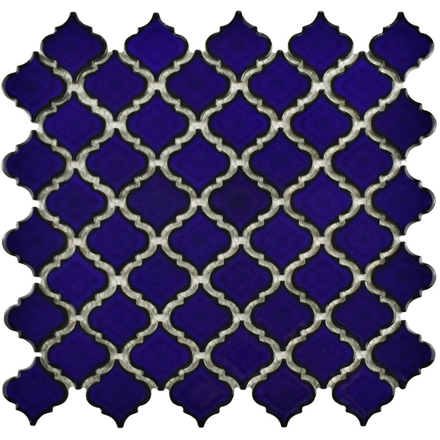 Hudson Tangier Blue Eye 12-3/8"x12-1/2" Porcelain Mos