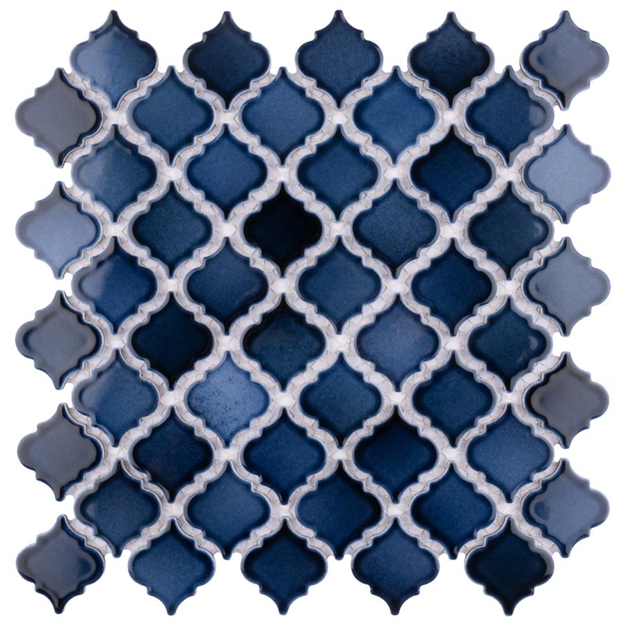 Hudson Tangier Midnight 12-3/8"x12-1/2" Porcelain Mos