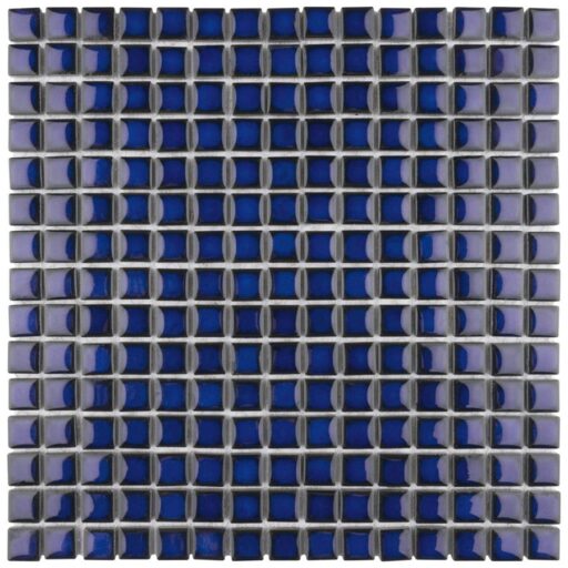 Hudson Edge Blue Eye 12-3/8"x12-3/8" Porcelain Mos