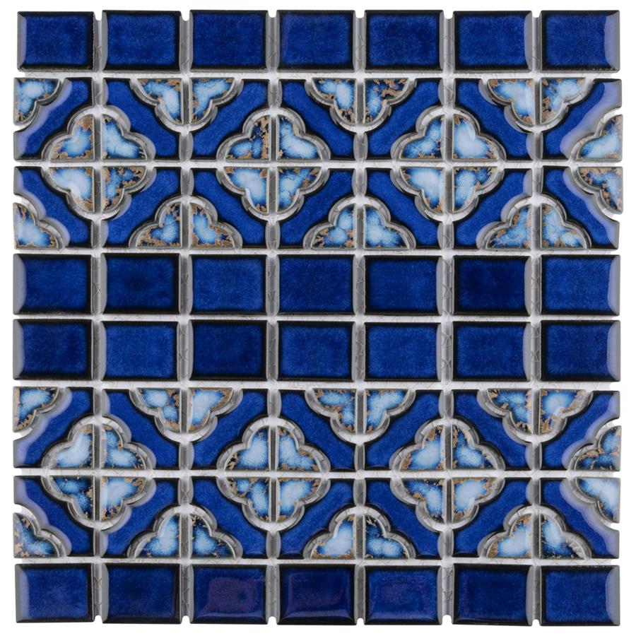 Tower Cobalt Delta 12"x12-1/2" Porcelain Mos SQD2400