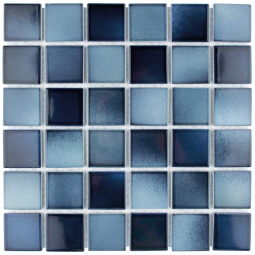 Squire Quad Stream 12-1/2"x12-1/2" Porcelain Mos SQ MIX 21