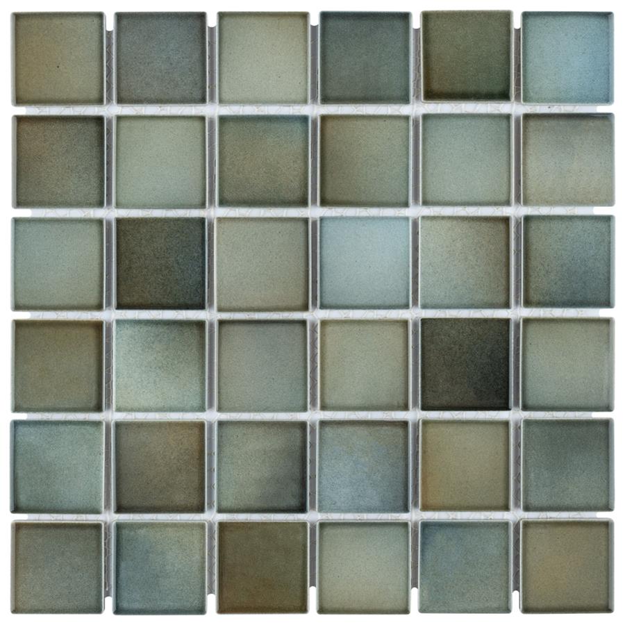 Squire Quad Delta 12-1/2"x12-1/2" Porcelain Mos SQ MIX 276