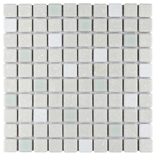 Crystalline Square Pistachio 11-3/4"x11-3/4" Porc Mos SRR980