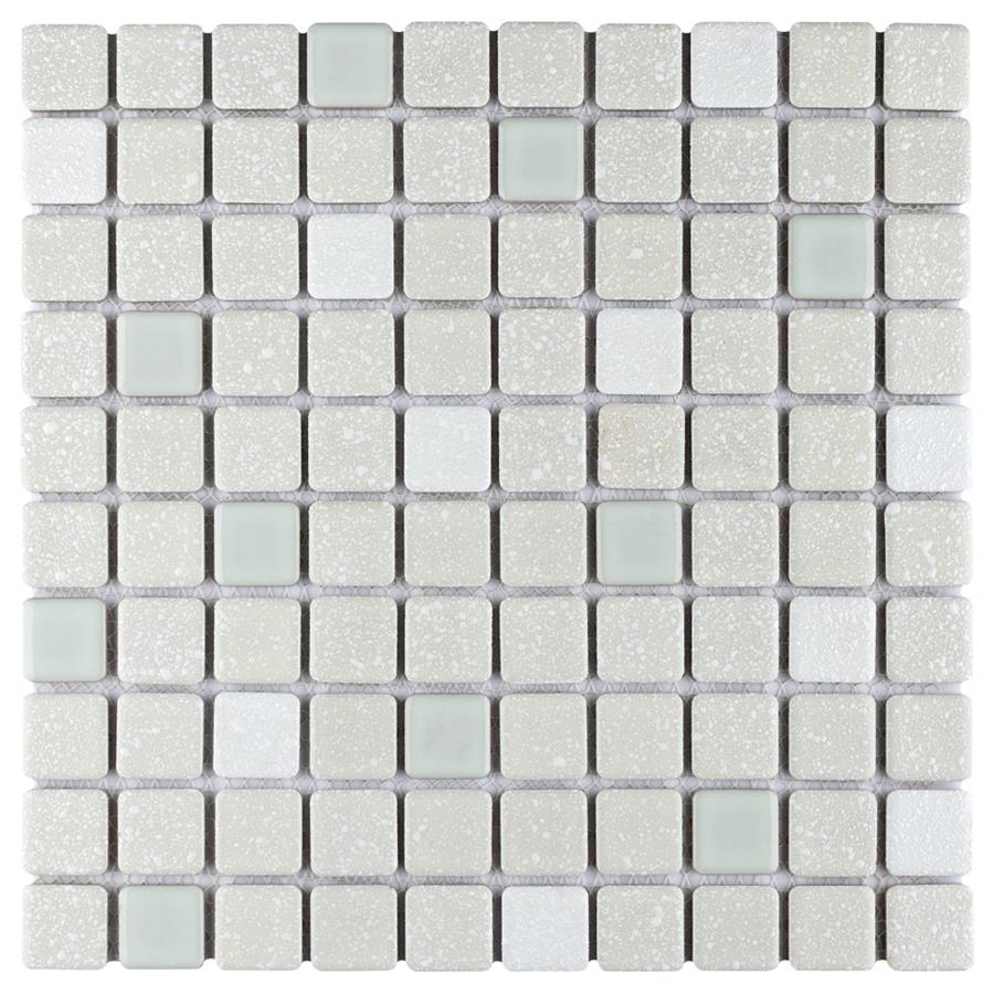 Crystalline Square Pistachio 11-3/4"x11-3/4" Porc Mos SRR980
